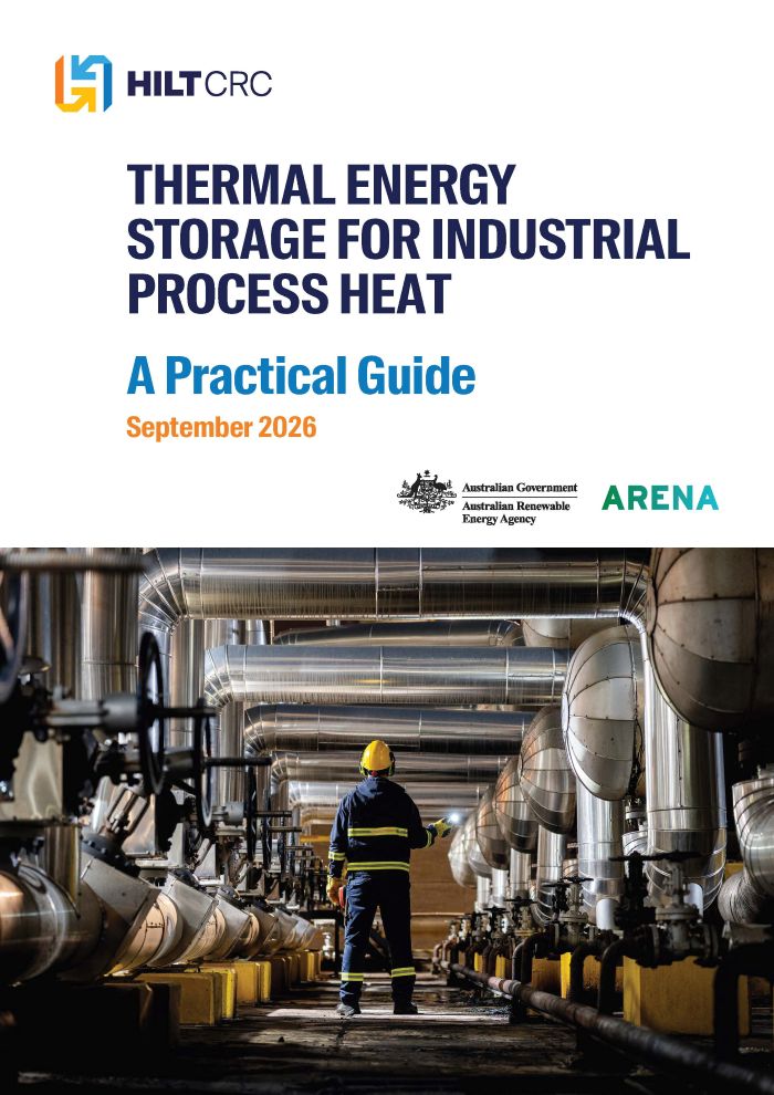 Cover image of 'Thermal Energy Storage for Industrial Process Heat: A Practical Guide'
